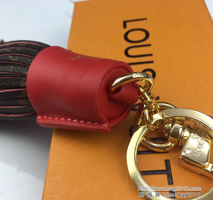 路易威登LV 頂級原單掛飾 掛件 鑰匙扣 M78616紅 百搭款 男女包包通用  ydh1002